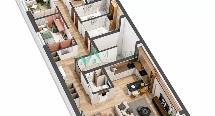 Petosoban stan | 4zida