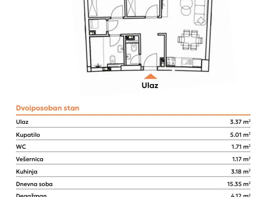 Dvoiposoban stan | 4zida