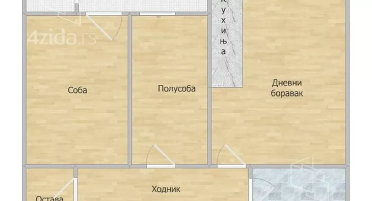 Dvoiposoban stan | 4zida