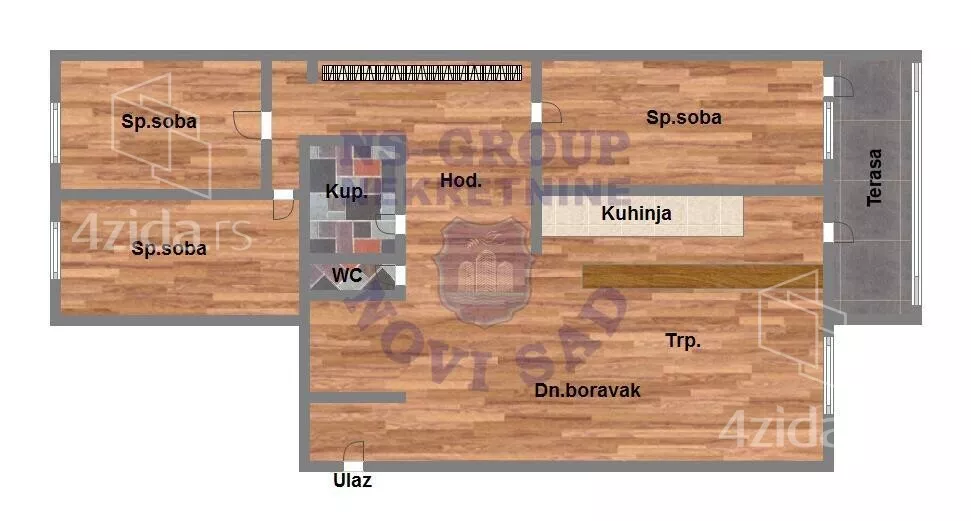 Četvorosoban stan | 4zida