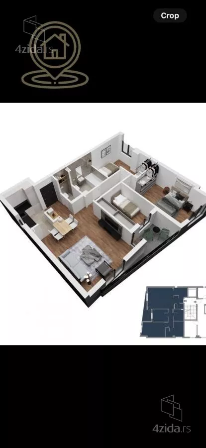 Troiposoban stan | 4zida