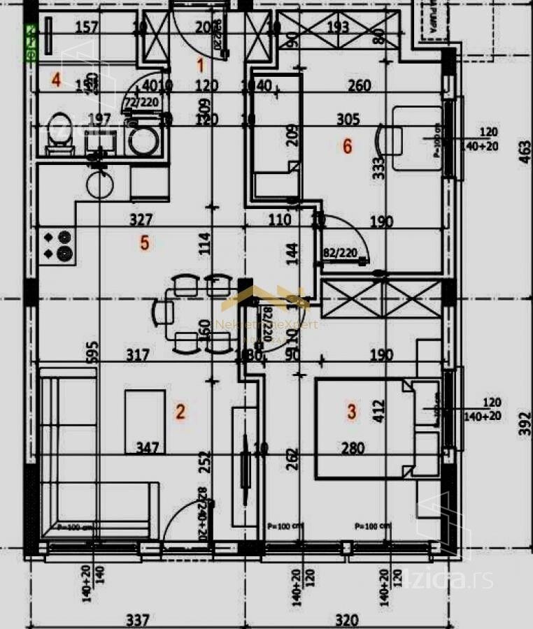 трёхкомнатная квартира на продажу, Стоунмен, 91.030€, 51m² — фото