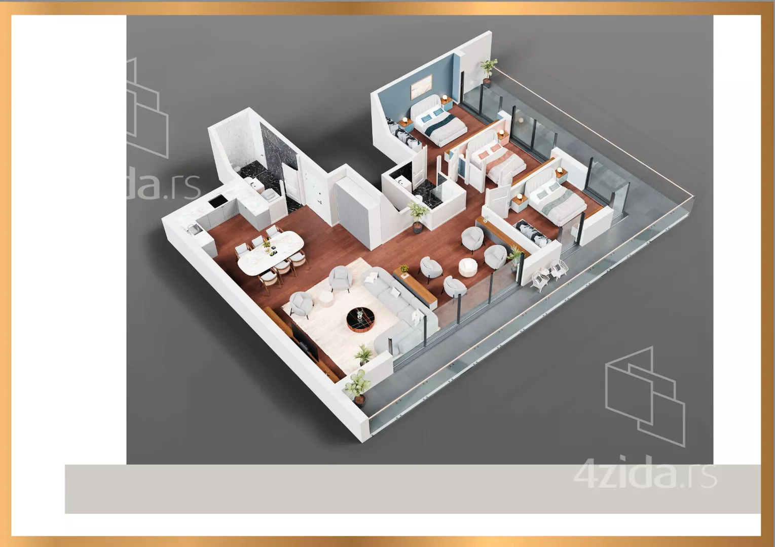 Četvorosoban stan | 4zida