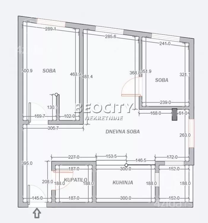 Trosoban stan | 4zida