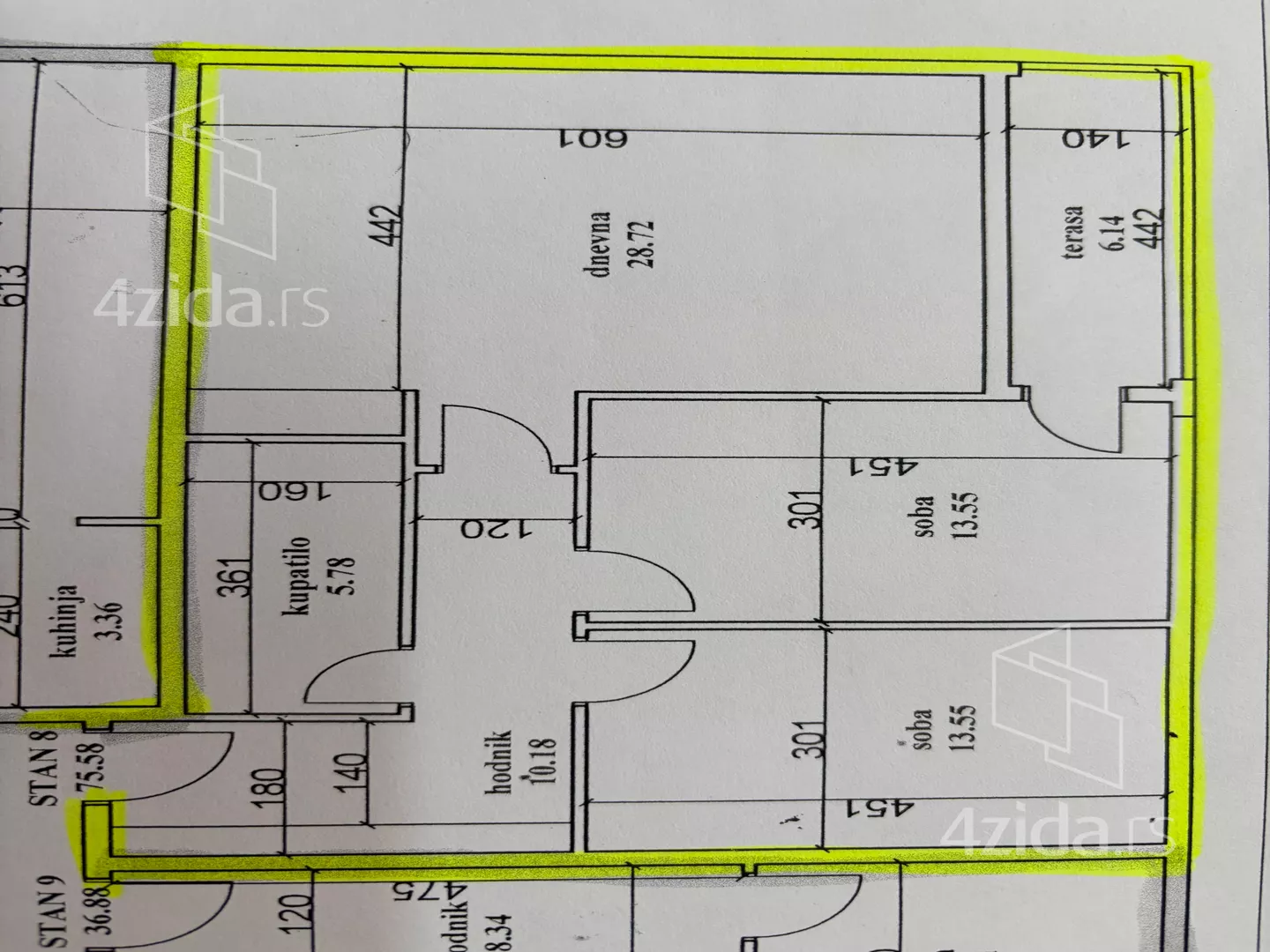 Dvosoban stan | 4zida