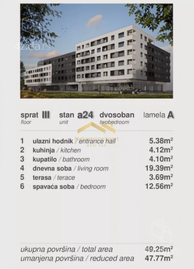 Trosoban stan | 4zida