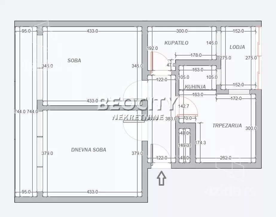 Dvosoban stan | 4zida