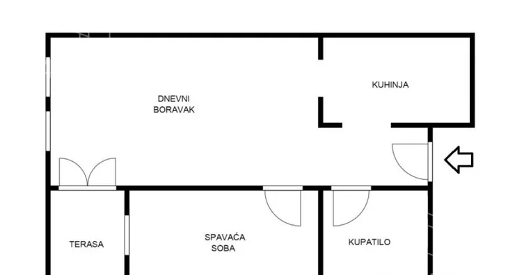 Jednoiposoban stan | 4zida