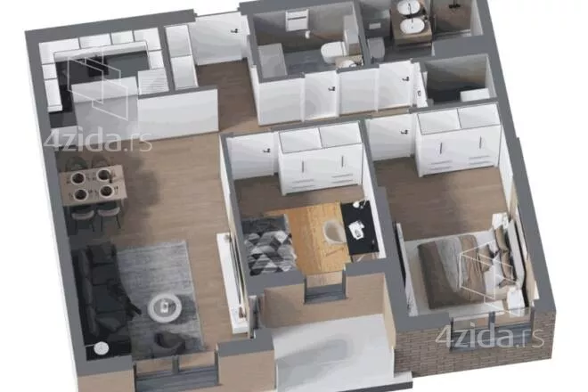 Trosoban stan | 4zida