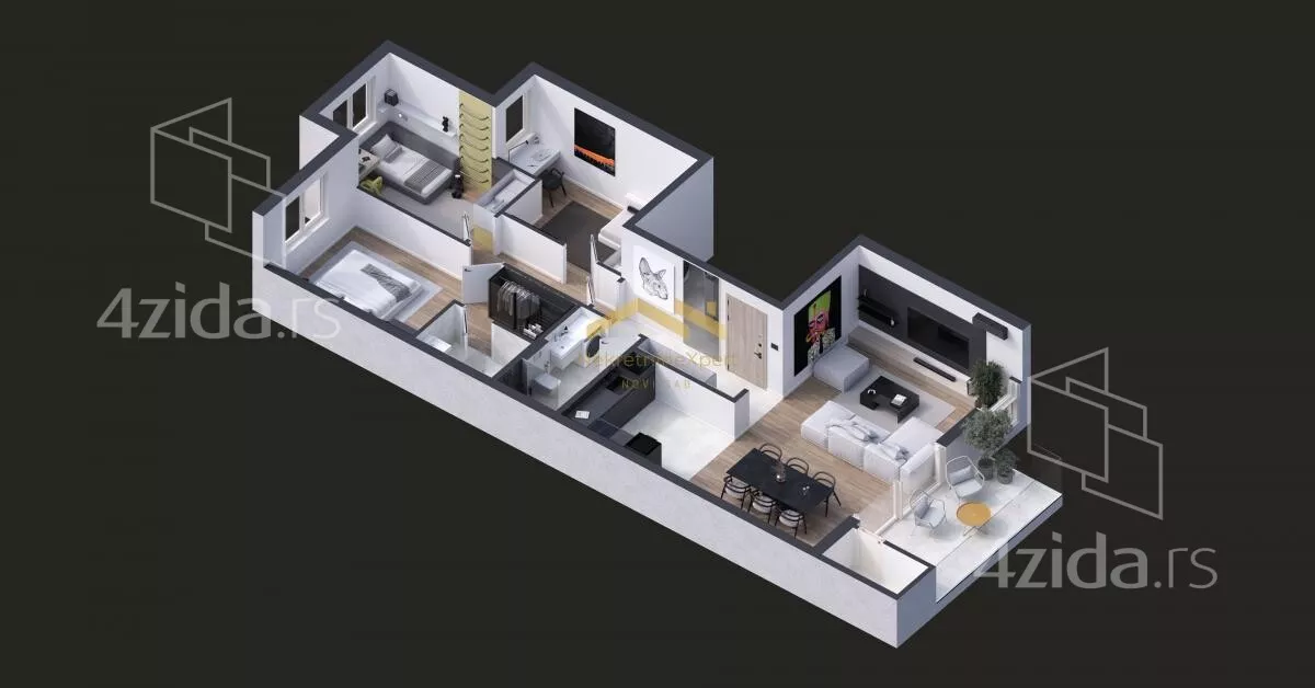 Četvorosoban stan | 4zida