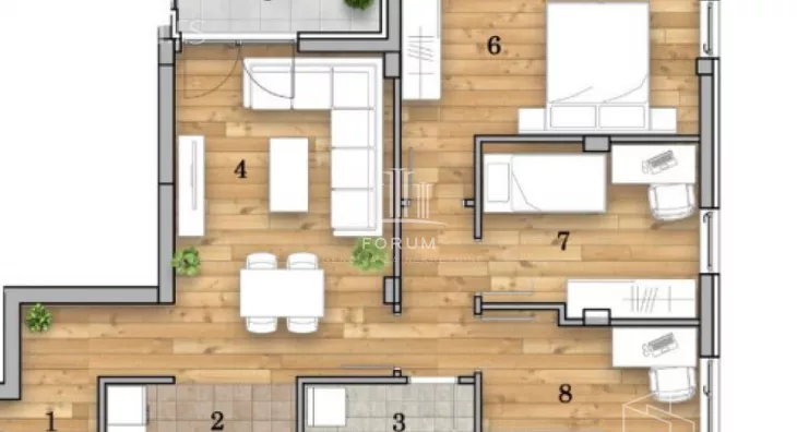 Dvosoban stan | 4zida