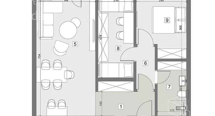 Trosoban stan | 4zida