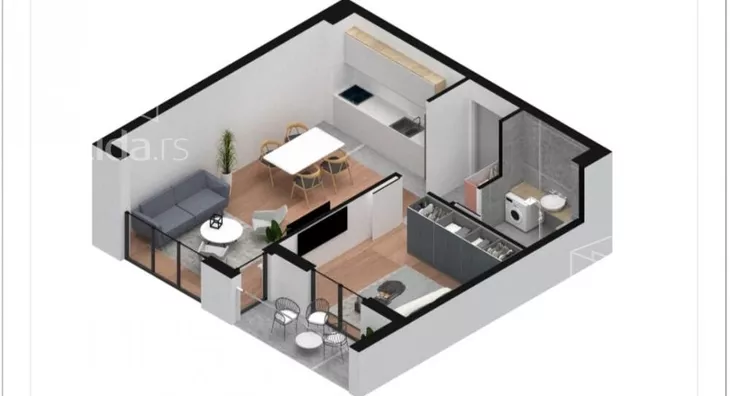 Dvosoban stan | 4zida