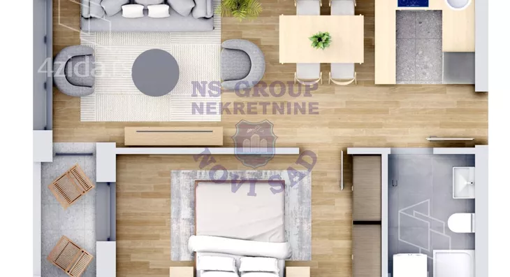 Trosoban stan | 4zida