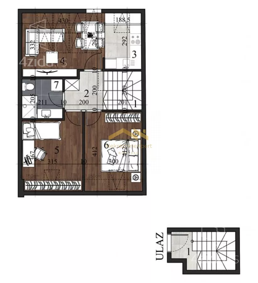 Trosoban stan | 4zida