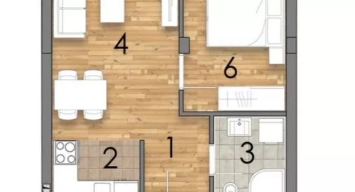 Dvosoban stan | 4zida