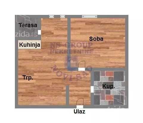 Jednoiposoban stan | 4zida