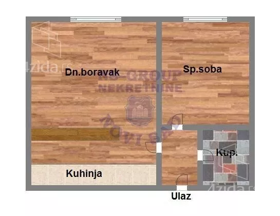 Jednoiposoban stan | 4zida