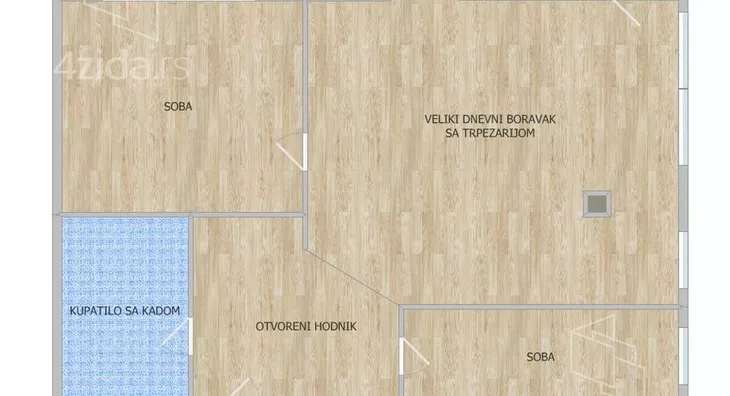 Troiposoban stan | 4zida