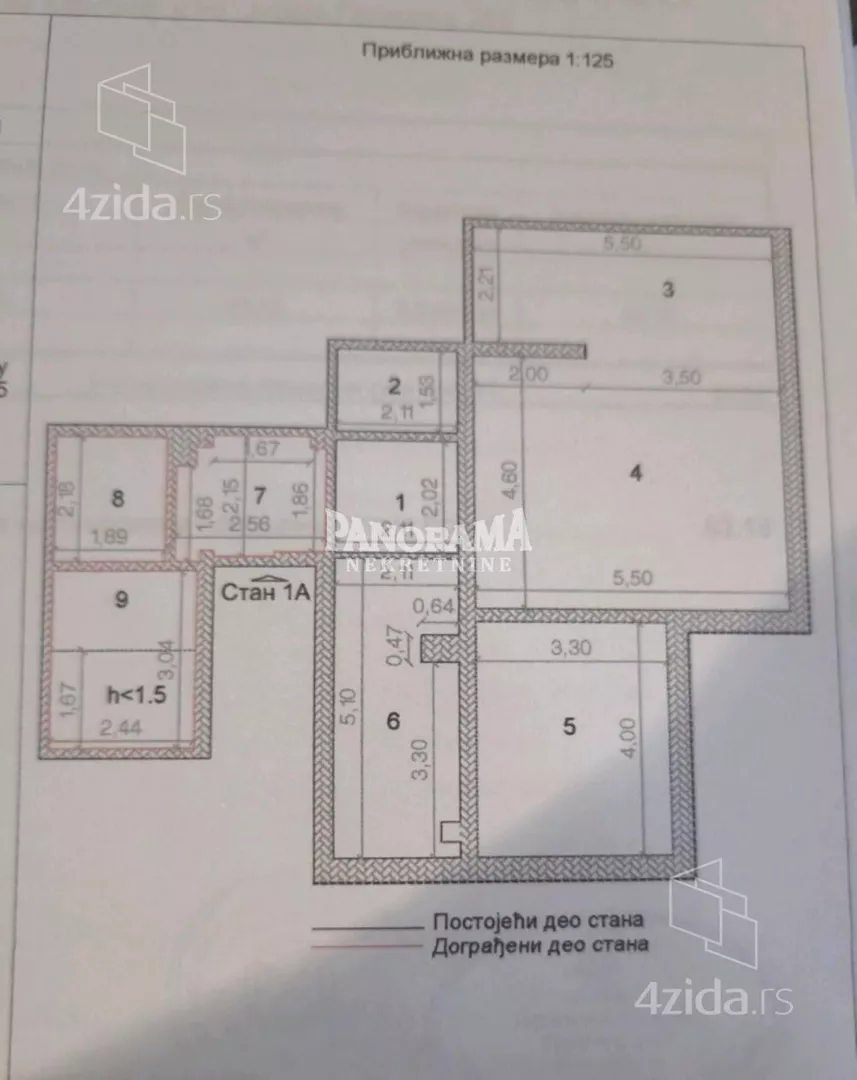 Trosoban stan | 4zida