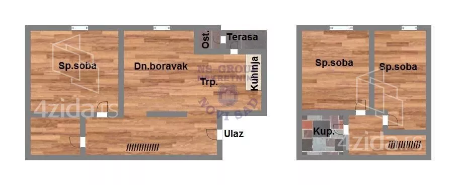 Troiposoban stan | 4zida