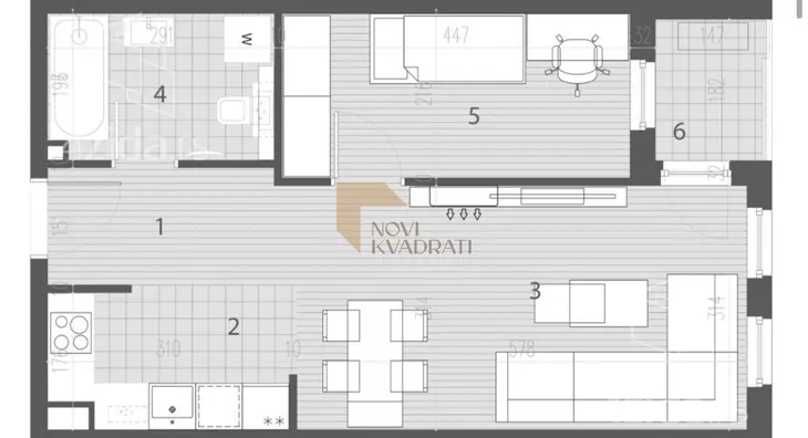 Dvosoban stan | 4zida