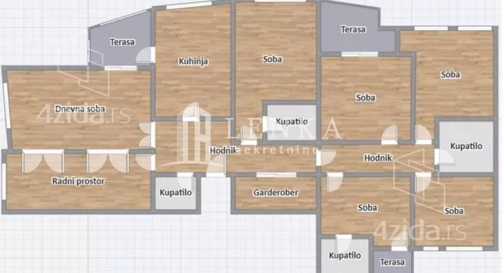 Šestoiposoban stan | 4zida
