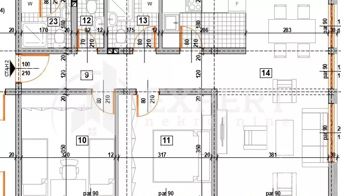 Trosoban stan | 4zida