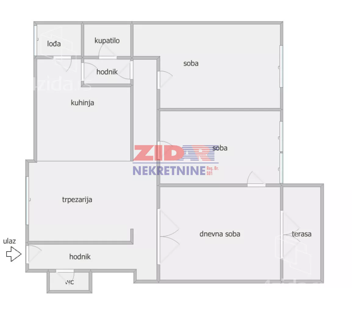 Troiposoban stan | 4zida