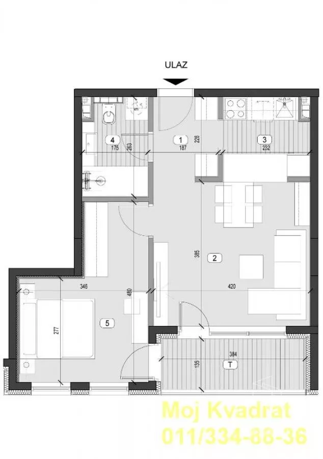 Dvosoban stan | 4zida