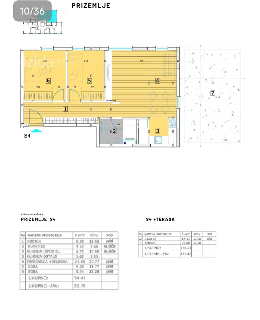 Trosoban stan | 4zida