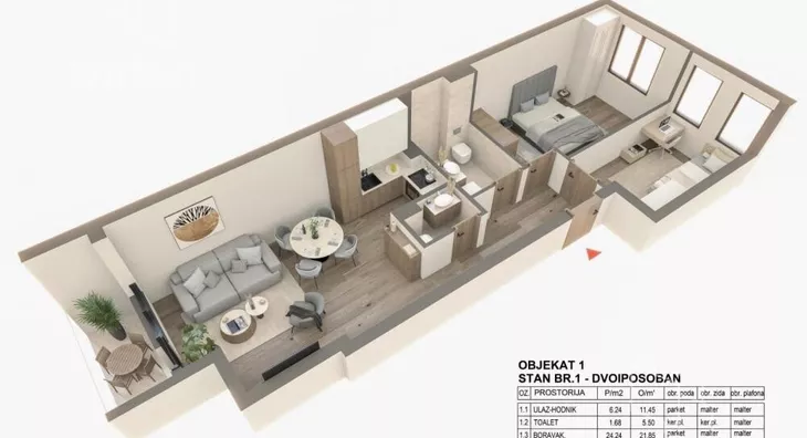 Dvoiposoban stan | 4zida