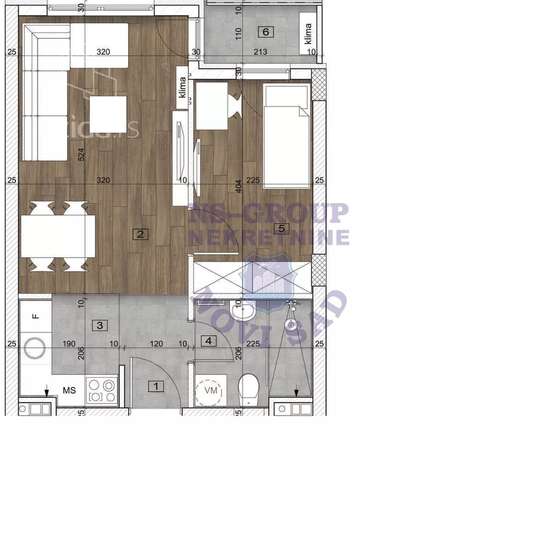 Jednoiposoban stan | 4zida