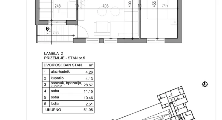 Dvoiposoban stan | 4zida