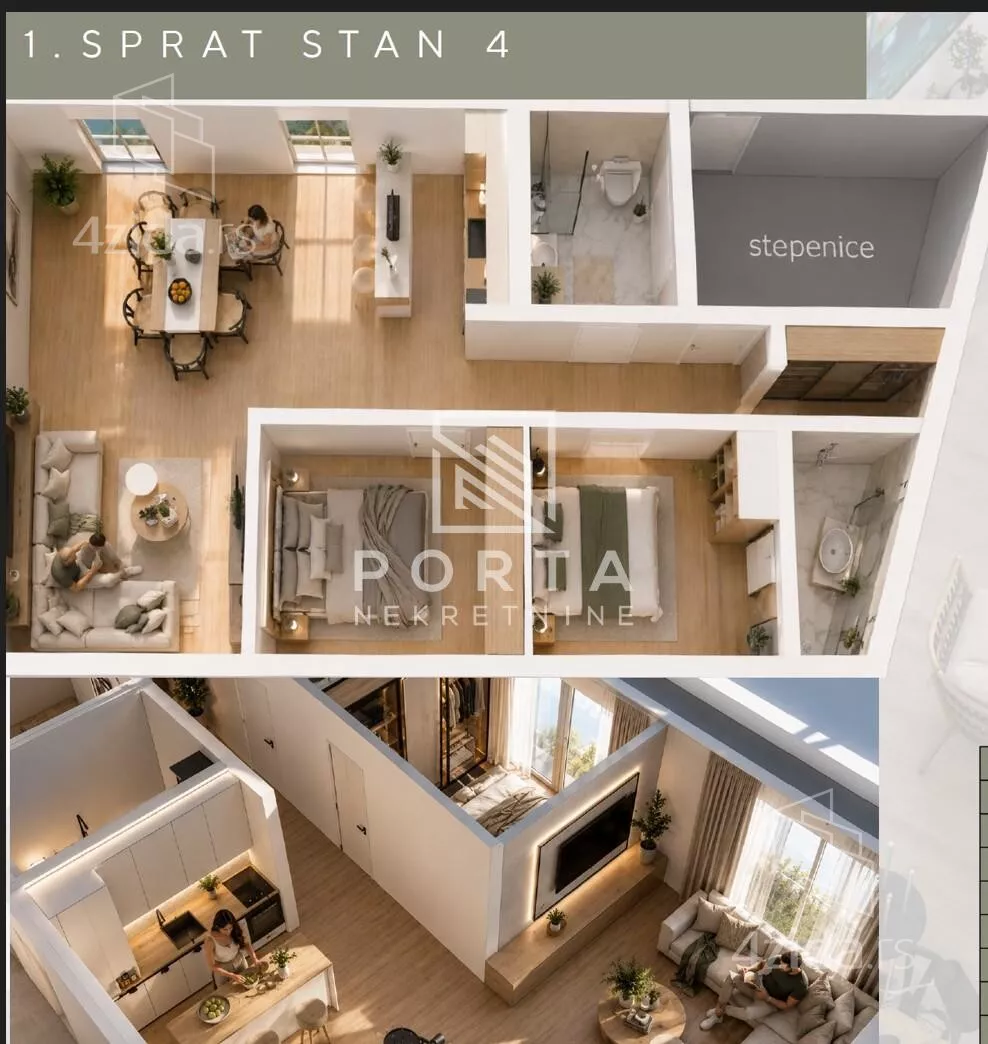 Trosoban stan | 4zida
