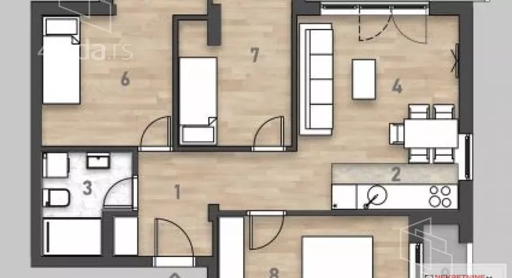 Četvorosoban stan | 4zida