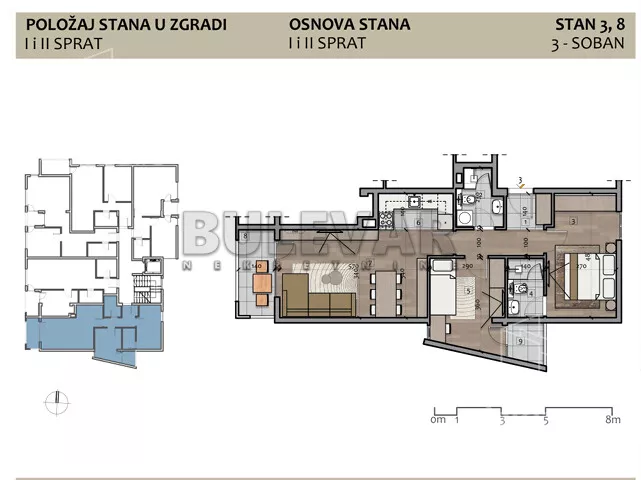 Trosoban stan | 4zida