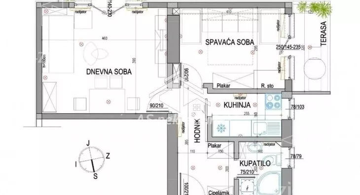 Dvosoban stan | 4zida