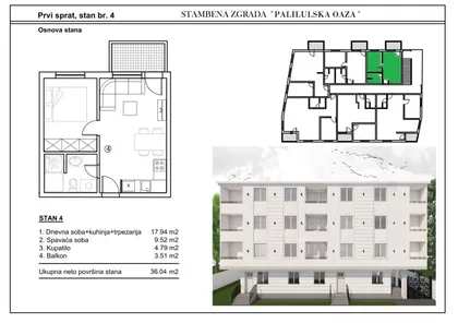 Grge Andrijanovića Ulica 2 2 | 4zida.rs
