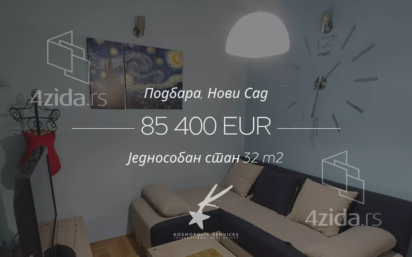 Jednosoban stan | 4zida