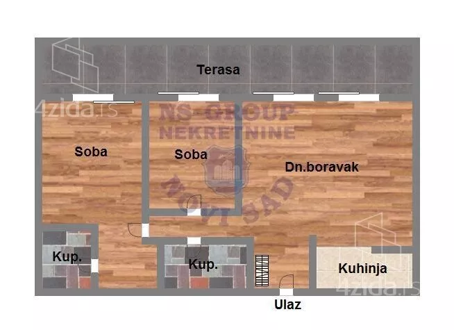 Trosoban stan | 4zida