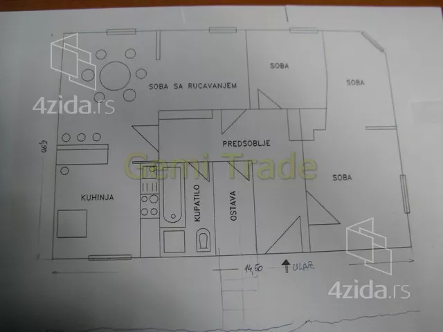 Trosoban stan | 4zida