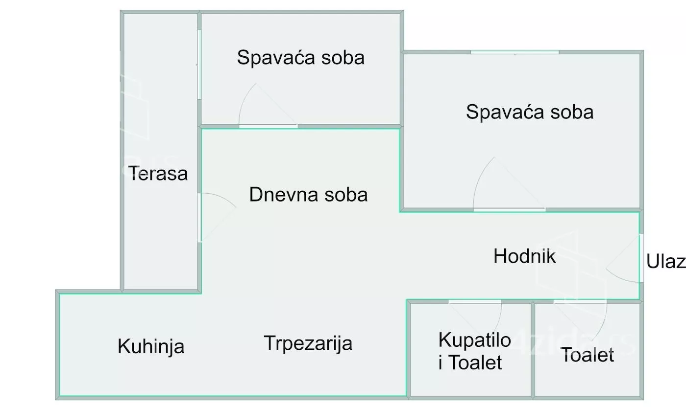 Trosoban stan | 4zida