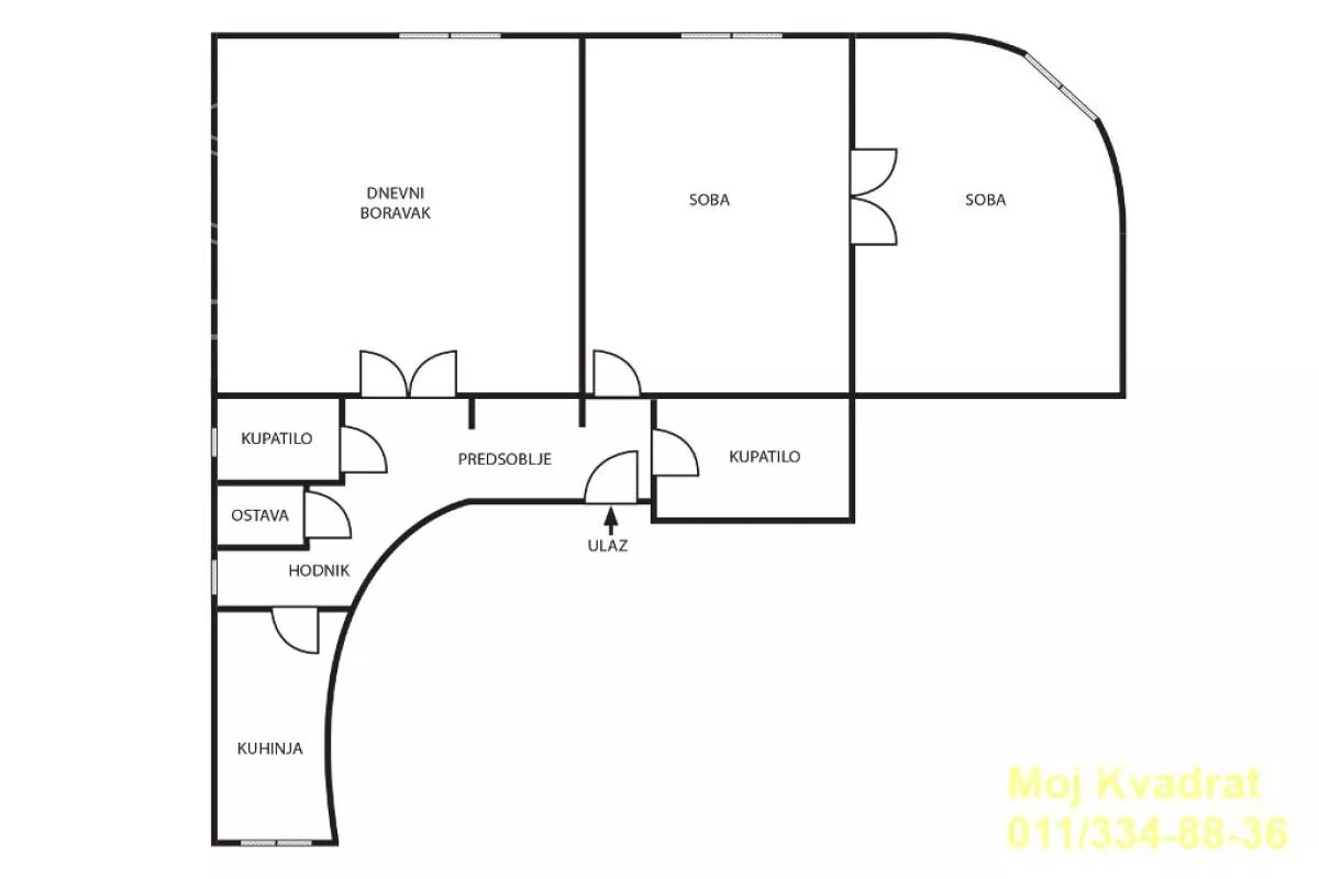 Trosoban stan | 4zida