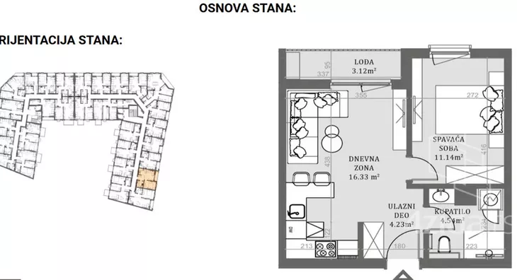 Dvosoban stan | 4zida