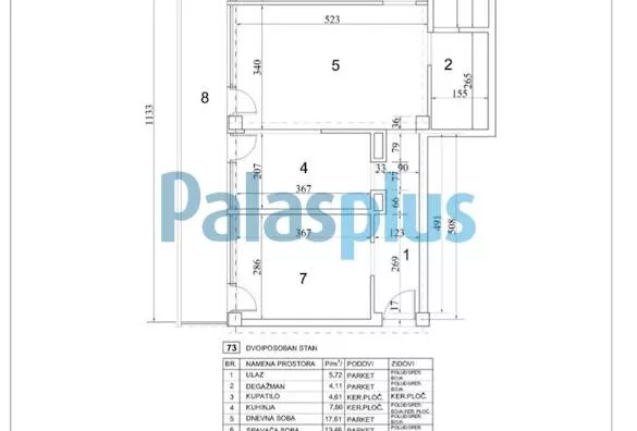 Dvosoban stan | 4zida