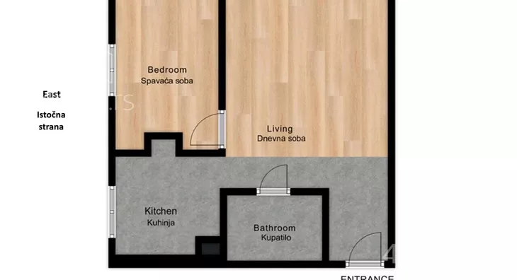 Jednoiposoban stan | 4zida