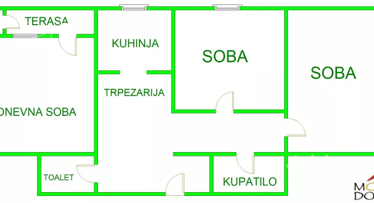 Trosoban stan | 4zida