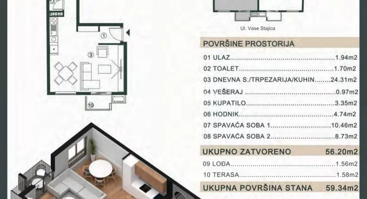 Dvoiposoban stan | 4zida