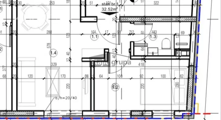 Jednoiposoban stan | 4zida